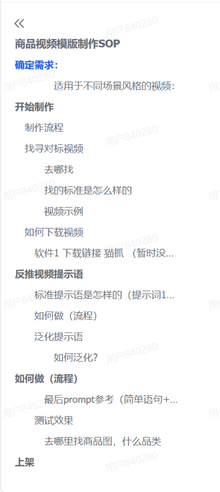 商品视频模板制作 SOP